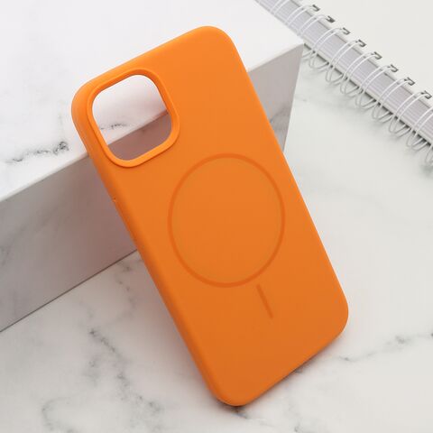 Zastitna maska (futrola) FLEX MagSafe - iphone 13 (6.1) narandzasta (MS).