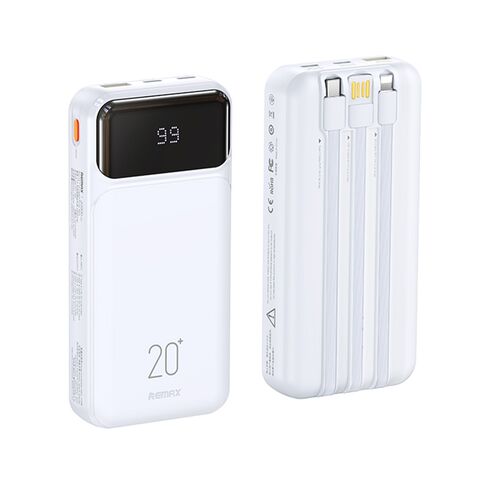 Univerzalna Back Up Baterija REMAX Reyluck Series RPP-686 fast 2.1A 20000mAh beli (MS).