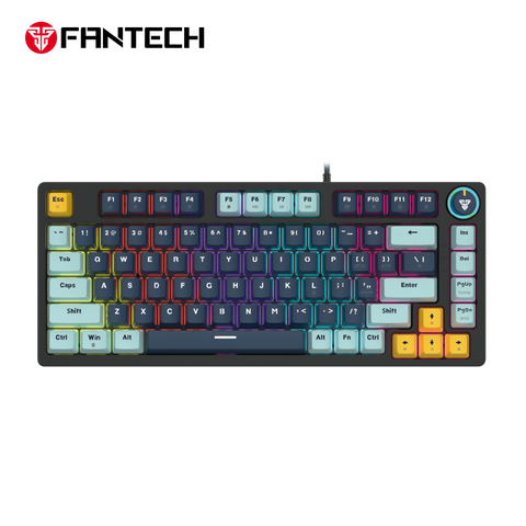 Tastatura Mehanicka Gaming Fantech MK875V2 RGB Atom 81 Mizu Navy (Taro switch).