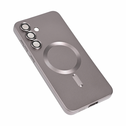 Zastitna maska (futrola) Magsafe Chrome - Samsung S731B Galaxy S25 FE siva.