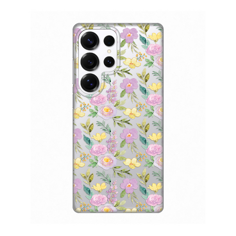 Zastitna ultra tanka (skin) maska / futrola PRINT - Samsung S938 Galaxy S25 Ultra Soft Flowers.