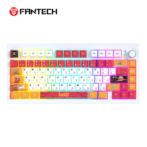 Tastatura Mehanicka Gaming Fantech MK921 Maxfit 8 Wireless ONE PIECE - LUFFY (brown switch).