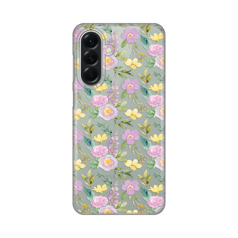 Zastitna ultra tanka (skin) maska / futrola PRINT - Samsung A566 Galaxy A56 5G Soft Flowers.
