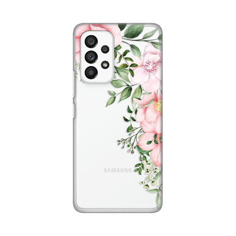 Zastitna ultra tanka (skin) maska / futrola PRINT - Samsung A536 Galaxy A53 5G Gentle Rose Pattern.