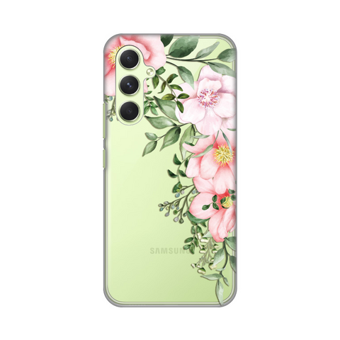 Zastitna ultra tanka (skin) maska / futrola PRINT - Samsung A546B Galaxy A54 5G Gentle Rose Pattern.