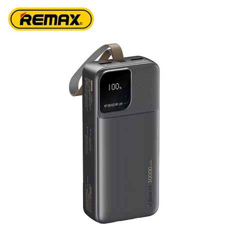 Univerzalna Back Up Baterija prenosiva baterja REMAX Rellaen RPP-659 2.4A Fast Charging 30000mAh crna.
