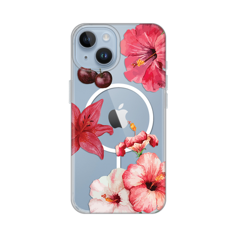 Zastitna maska (futrola) print Magsafe - iPhone 13/14 6.1 Hibiscus.