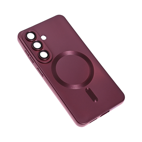 Zastitna maska (futrola) Magsafe Chrome - Samsung S941 Galaxy S26 bordo.
