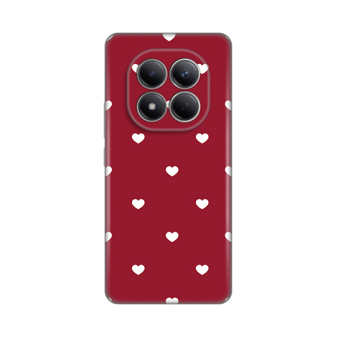 Zastitna ultra tanka (skin) maska / futrola PRINT - Xiaomi Redmi Note 15 Pro 4G Burgundy Hearts.