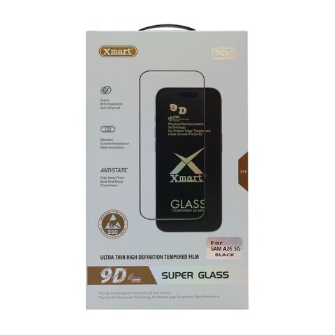 Staklena folija (zastitno kaljeno staklo) za ekran X mart 9D - Samsung A166 Galaxy A16 5G/A266 Galaxy A26 5G (MS).