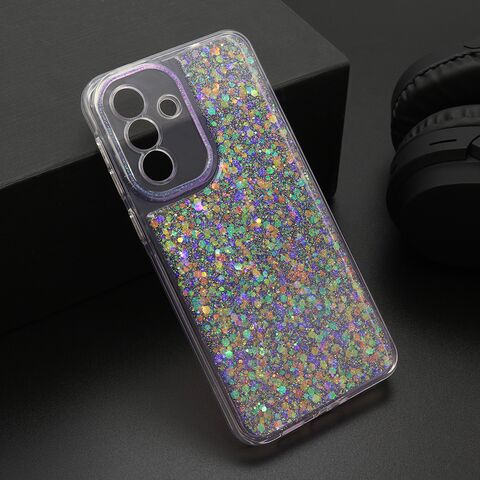 Zastitna maska (futrola) CRYSTAL GLOW - Samsung A576 Galaxy A57 5G ljubicasta (MS).