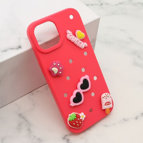 Zastitna maska (futrola) TOY - iPhone 15 pink (MS).