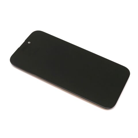 LCD displej (ekran) - Iphone 16 (6.1) + Touch screen crni SOFT OLED 60HZ Support IC removable (MS).