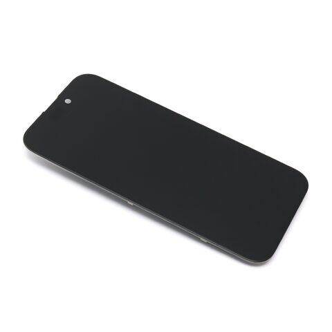LCD displej (ekran) - iPhone 15 Pro+ Touch screen crni APLONG Soft OLED (MS).