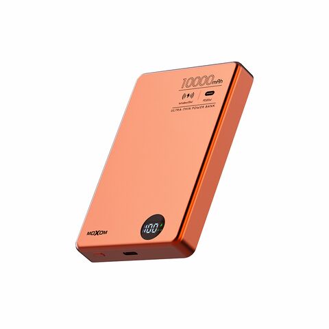 Univerzalna Back Up Baterija Magsafe Moxom MX-PB197 PD 20W + QC 22.5W + wireless 15W 10000mAh narandzasti (MS).