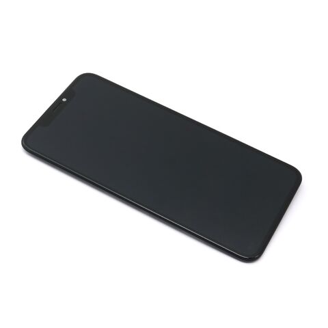 LCD displej (ekran) - Iphone XS Max + Touch screen crni APLONG Soft OLED (MS).