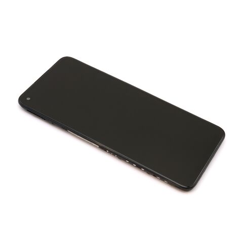 LCD displej (ekran) - Realme 8i + Touch screen + okvir crni APLONG ORG (MS).