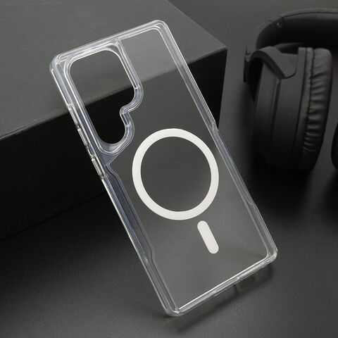 Zastitna maska (futrola) AURA MagSafe - Samsung S938 Galaxy S25 Ultra 5G bela (MS).