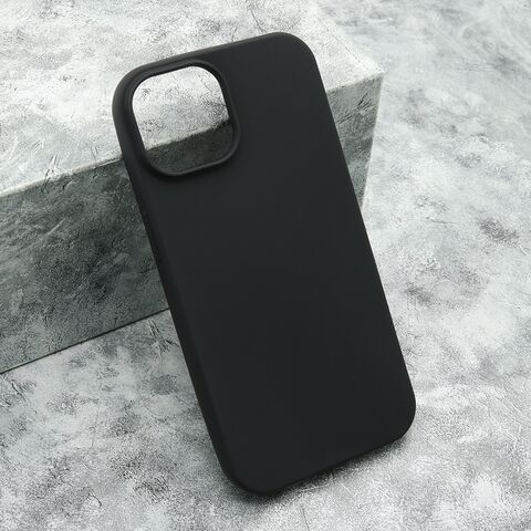 Zastitna maska (futrola) GENTLE COLOR - iPhone 15 crna (MS).