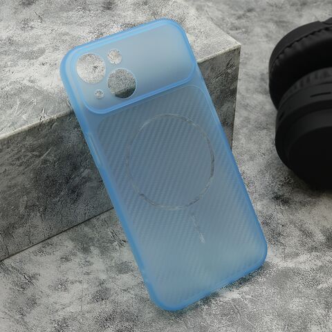 Zastitna maska (futrola) AIR STRIPE - iPhone 15 plava (MS).