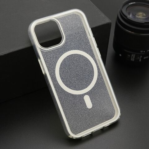Zastitna maska (futrola) CRYSTAL MagSafe - iPhone 14 (6.1) bela (MS).