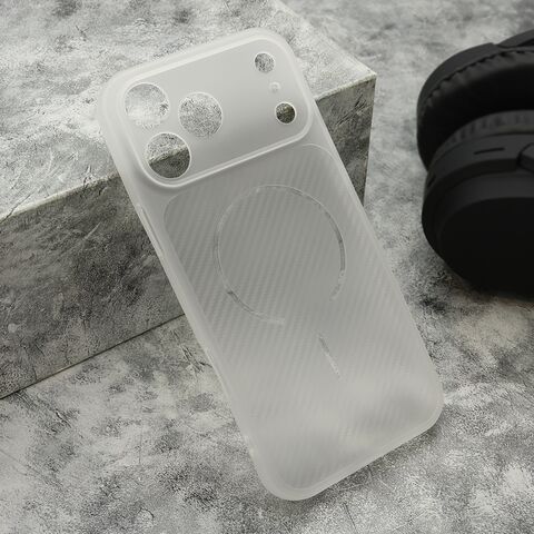 Zastitna maska (futrola) AIR STRIPE - iPhone 17 Pro Max (6.9) bela (MS).