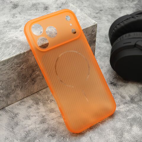 Zastitna maska (futrola) AIR STRIPE - iPhone 17 Pro Max (6.9) narandzasta (MS).