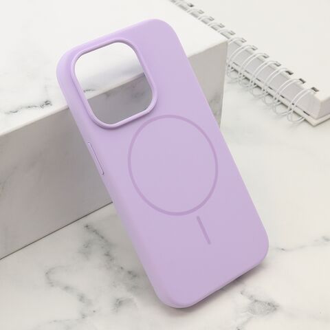 Zastitna maska (futrola) FLEX MagSafe - iPhone 15 Pro (6.1) ljubicasta (MS).