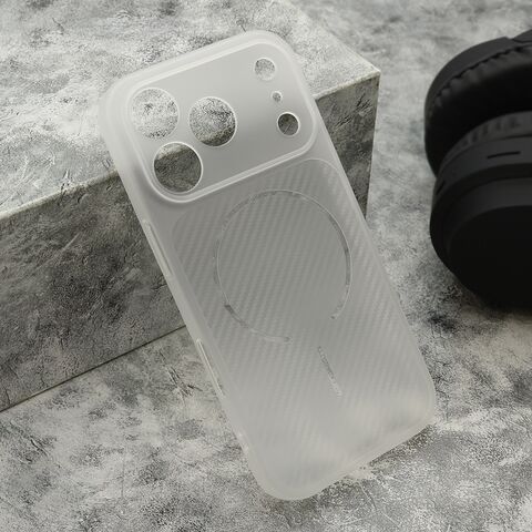 Zastitna maska (futrola) AIR STRIPE - iPhone 17 Pro bela (MS).