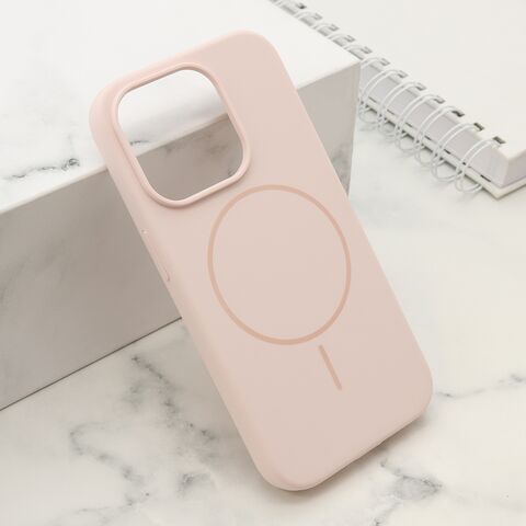 Zastitna maska (futrola) FLEX MagSafe - iPhone 15 Pro (6.1) roze (MS).