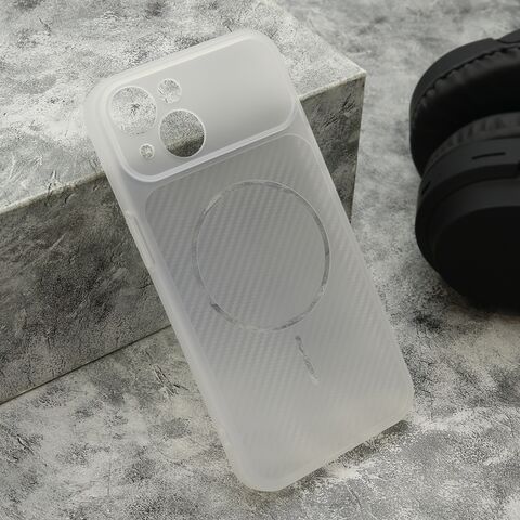 Zastitna maska (futrola) AIR STRIPE - iPhone 15 bela (MS).