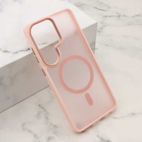 Zastitna maska (futrola) SILKY MAGSAFE II - Samsung S948 Galaxy S26 Ultra 5G roze (MS).