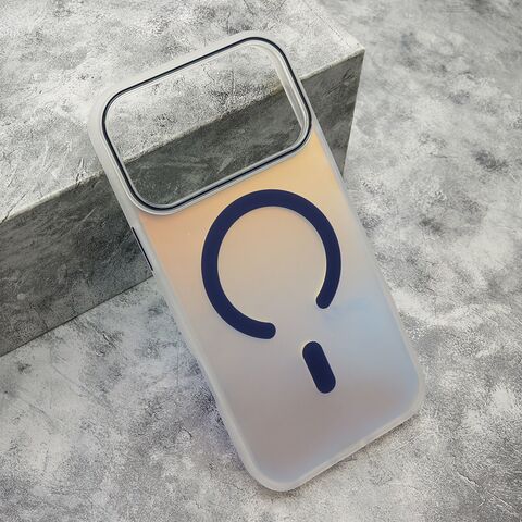 Zastitna maska (futrola) HOLOGRAM - iPhone 17 Pro Max (6.9) plava (MS).