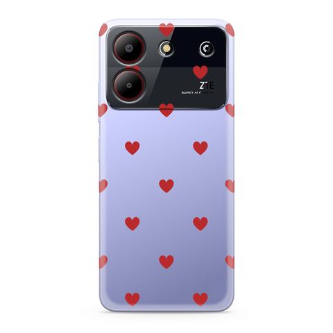 Zastitna ultra tanka (skin) maska / futrola PRINT CLEAR - ZTE Blade A54 SP013 (MS).