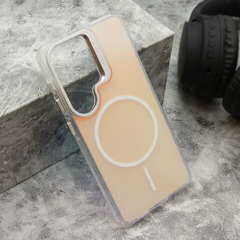 Zastitna maska (futrola) GLOW LOOK MagSafe - Samsung S941 Galaxy S26 5G bela (MS).