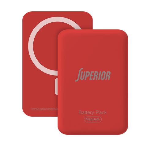 Univerzalna Back Up Baterija MagSafe Superior 15W 5000 mAh crveni (MS).