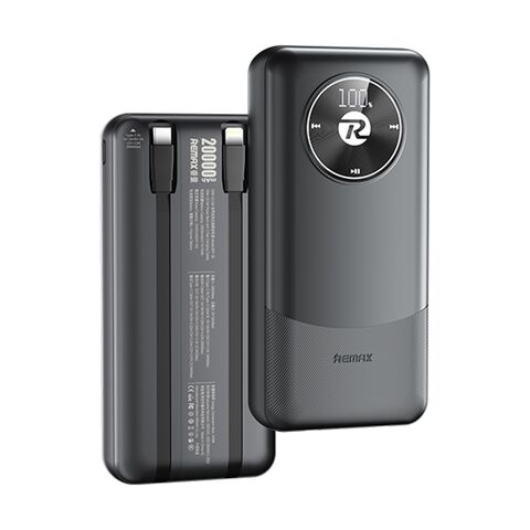 Univerzalna Back Up Baterija REMAX RPP-38 20W PD+22.5W QC 20000mAh crni (MS).