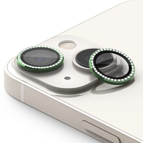 stita - kameru DIAMOND iPhone 15 (6.1)/iPhone 15 Plus (6.7) zelena (MS).