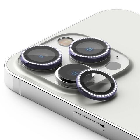 stita - kameru DIAMOND iPhone 15 Pro (6.1)/iPhone 15 Pro Max (6.7) ljubicasta (MS).