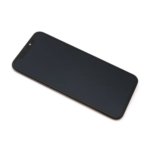 LCD displej (ekran) - Iphone XS + Touch screen crni APLONG Soft OLED (MS).