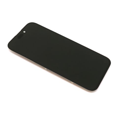 LCD displej (ekran) - iPhone 15 Pro+ Touch screen crni HARD OLED 60HZ Support IC removable (MS).