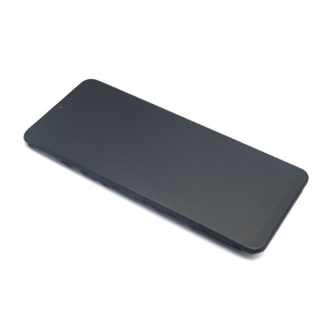 LCD displej (ekran) - Samsung A125F/A127F Galaxy A12/A12 Nacho + Touch screen + okvir crni Full ORG EU (GH82-24491A) (MS).