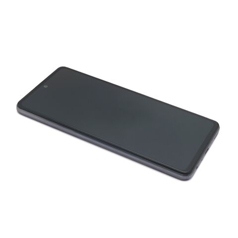 LCD displej (ekran) - Samsung A528B Galaxy A52S + Touch screen + okvir crni OLED (MS).