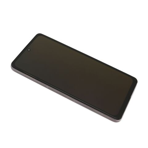 LCD displej (ekran) - Samsung A525F/A526B Galaxy A52 4G/5G + Touch screen + okvir crni OLED (MS).