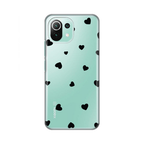 Zastitna ultra tanka (skin) maska / futrola PRINT - Xiaomi Mi 11 lite Hearts.