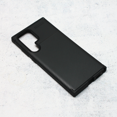 Zastitna maska (futrola) Defender Carbon - Samsung Galaxy S22 Ultra 5G crna.