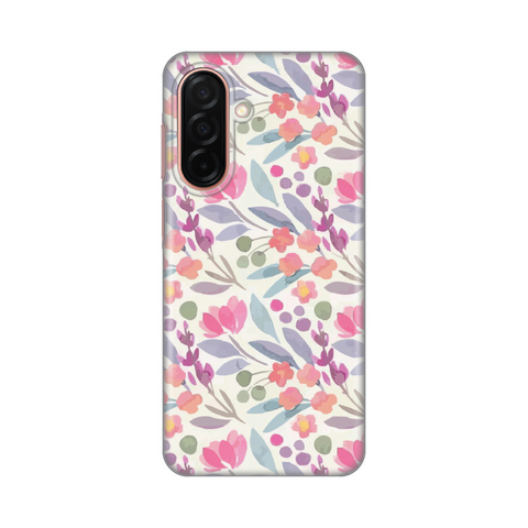 Zastitna silikonska maska (futrola) PRINT - Samsung A266 Galaxy A26 5G Watercolor Flowers.
