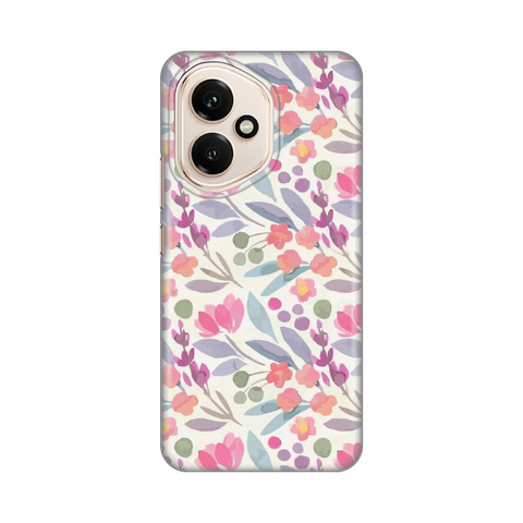 Zastitna silikonska maska (futrola) PRINT - Huawei Honor 400 Watercolor Flowers.