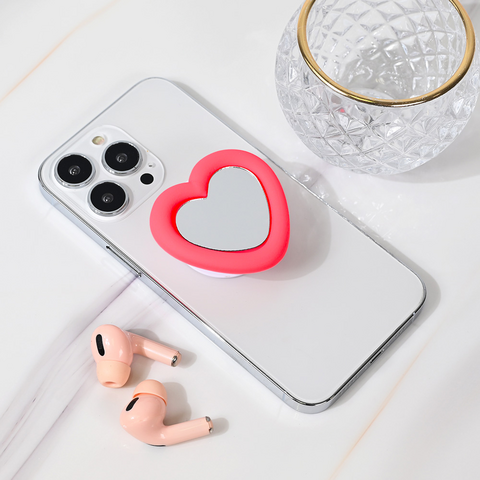 Drzac Pop Heart Mirror pink.