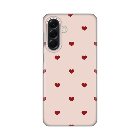 Zastitna silikonska maska (futrola) PRINT - Samsung A566 Galaxy A56 5G Beige Hearts.